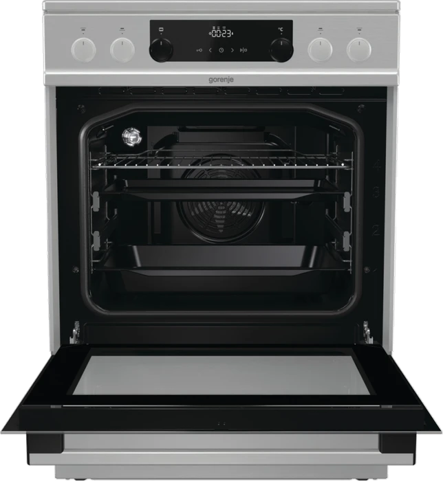 Gorenje ECS6350XPA Elektroherd mit Glaskeramik-Kochfeld