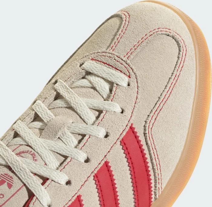 adidas Gazelle Indoor beige/better scarlet/cream white (Damen)