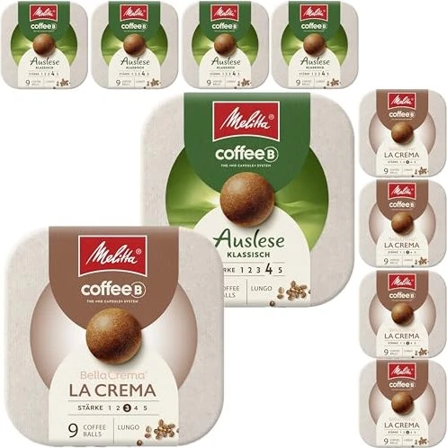CoffeeB Café Royal Lungo Forte Kaffeekapseln, 9 Stück