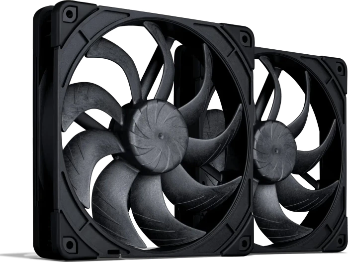 Noctua NF-A14x25 G2 PWM Sx2-PP chromax.black, 140mm, 2er-Pack