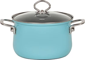 Riess Nouvelle Kristallblau Fleischtopf 24cm 6l