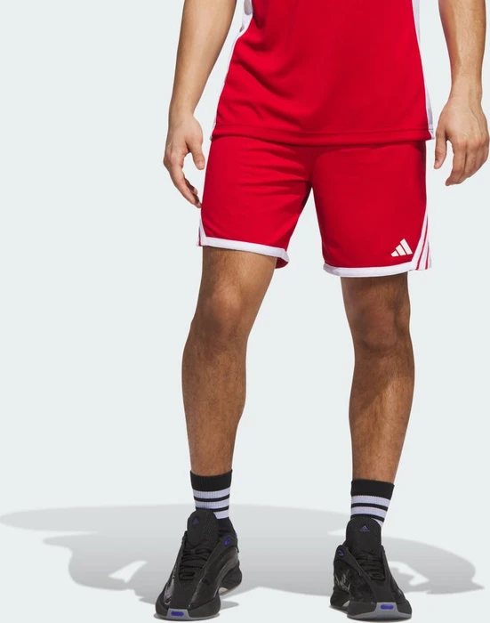 adidas 3G Speed Reversible Basketball Aeroready Trainingshose kurz team power red/white (Herren)