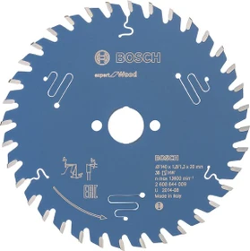 Bosch Professional Expert for Wood Kreissägeblatt 36Z, 140x1.3x20mm, 1 Stück