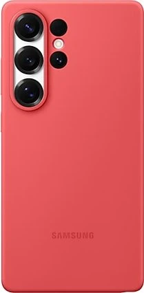 Samsung Silicone Case für Galaxy S25 Ultra rot