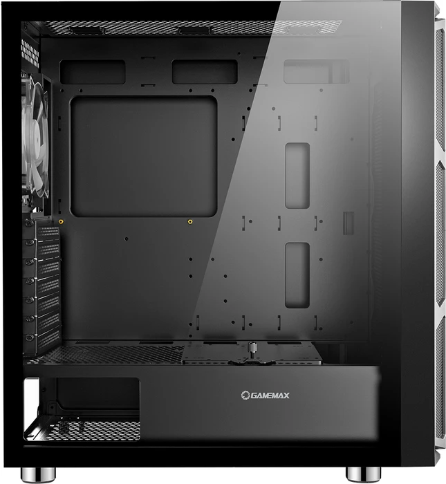 GameMax F15-M Mesh, Glasfenster