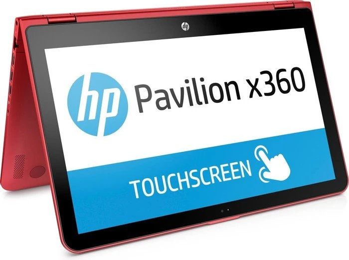 HP Pavilion x360 15-bk103ng, rot, Core i5-7200U, 8GB RAM, 1TB HDD, DE