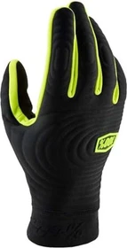 100% Brisker Xtreme Fahrradhandschuhe black/fluo yellow