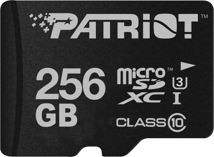Patriot LX R90/W80 256GB Kit, UHS-I U3, Class 10
