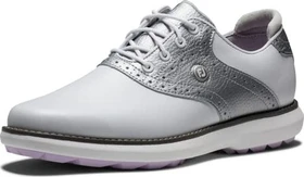 FootJoy Traditions Spikeless weiß/silber/lila (Damen)