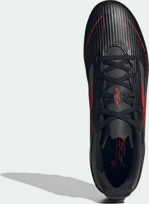 adidas F50 Club FG/MG core black/iron metallic/lucid red