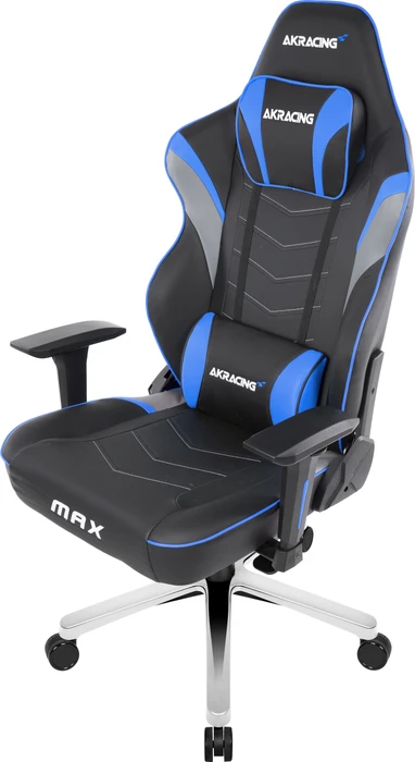 AKRacing Master Max Gamingstuhl, schwarz/grau/blau
