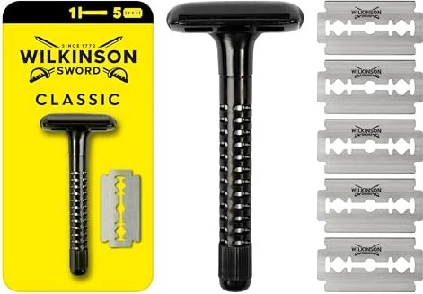 Wilkinson Sword Classic Rasierer + 5 Wechselklingen