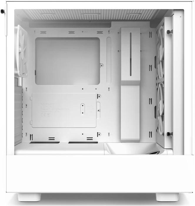 NZXT H5 Flow, weiß, Glasfenster