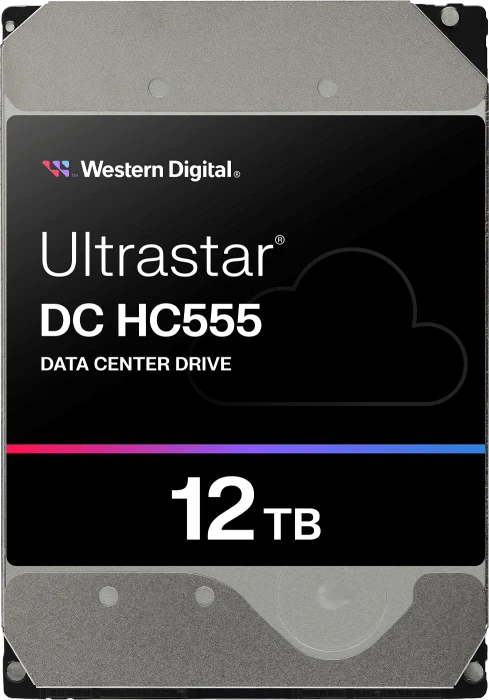 Western Digital Ultrastar DC HC555 12TB, SE, 24/7, 512e / 3.5" / SAS 12Gb/s