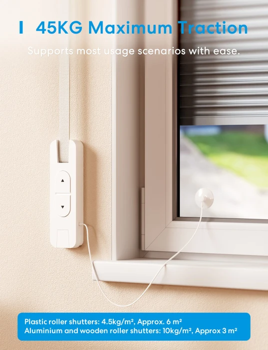Meross Matter Rolladen Gurtwickler Elektrisch Unterputz, Smart Home Rolladenantrieb