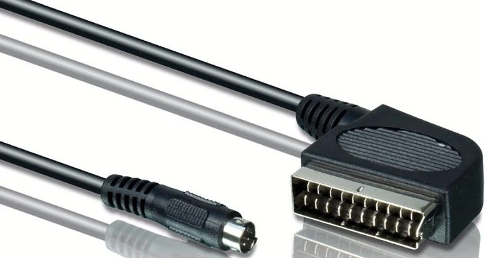 Philips S-Video/SCART Kabel schwarz 1.5m