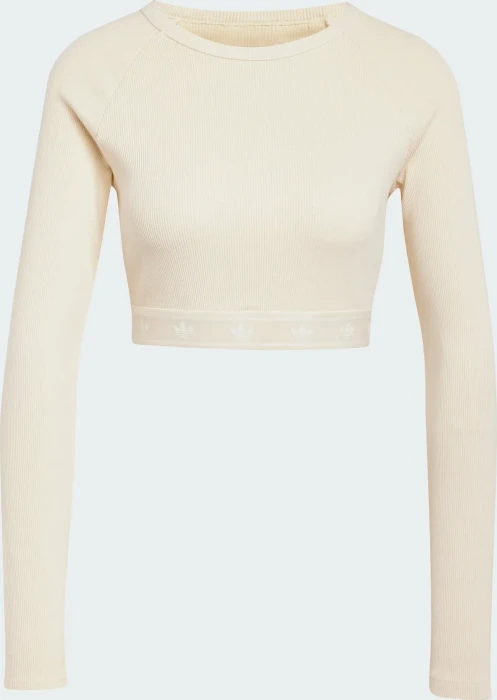 adidas Ribbed Crop Top Sweatshirt (Damen)