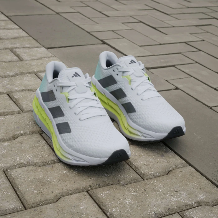 adidas Adistar 3 cloud white/core black/pulse lime (Damen)
