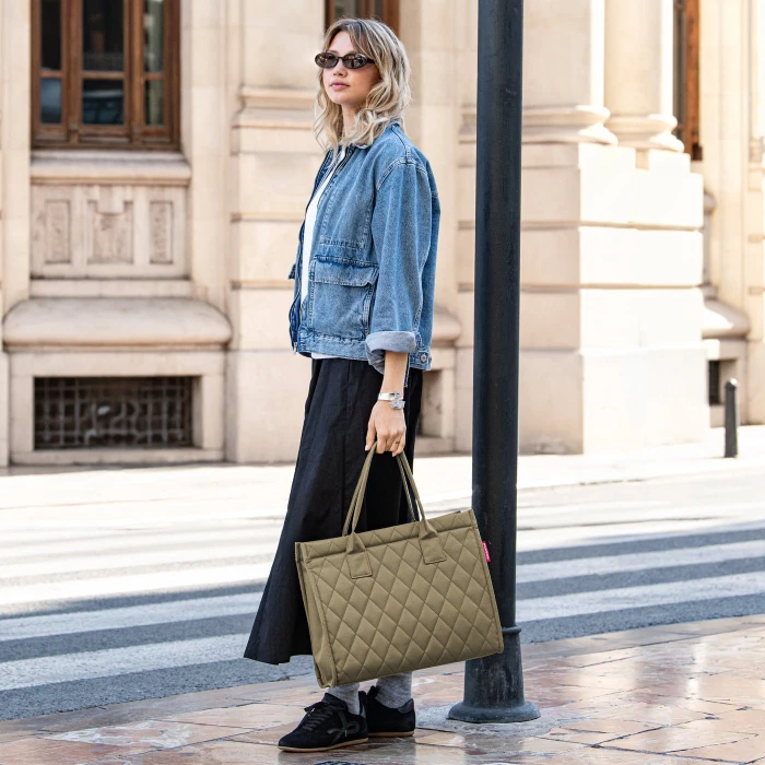 Reisenthel daily Shopper rhombus olive