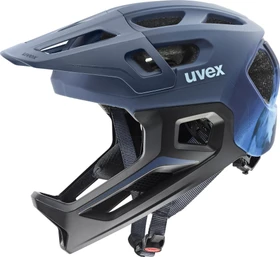 UVEX React Fullface-Kinderhelm dusk blue matt