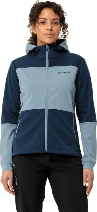 Vaude Qimsa Hooded Softshell Fahrradjacke dark sea (Damen)