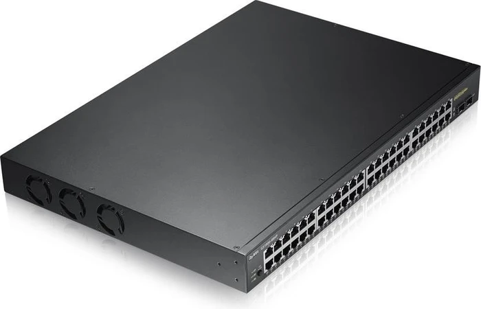 Zyxel GS1900 Rackmount Gigabit Smart Switch, 48x RJ-45, 2x SFP, 170W PoE+