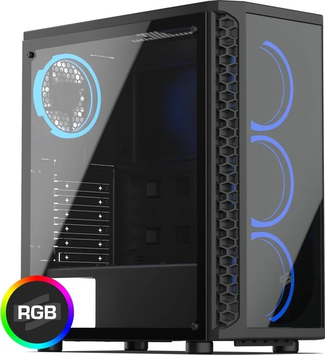 Endorfy SilentiumPC Signum SG1X TG RGB, Glasfenster