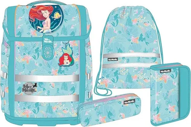 McNeill Perfecto Disney Arielle Schultaschen-Set, 5-tlg.
