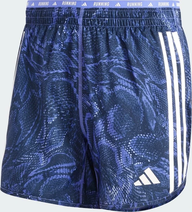 adidas Own the Run Excite Allover Print Aeroready Shorts Laufhose kurz semi cobalt blue (Herren)