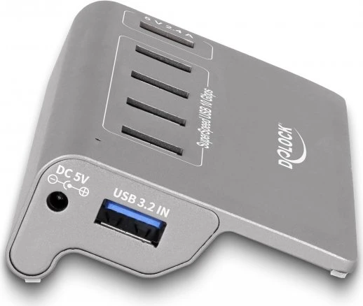 DeLOCK USB-Hub, 5x USB-A 3.1, USB-A 3.1 [Buchse]