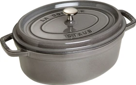 Zwilling Staub Cocotte Schmortopf oval 42.8x37cm 8l grafitgrau
