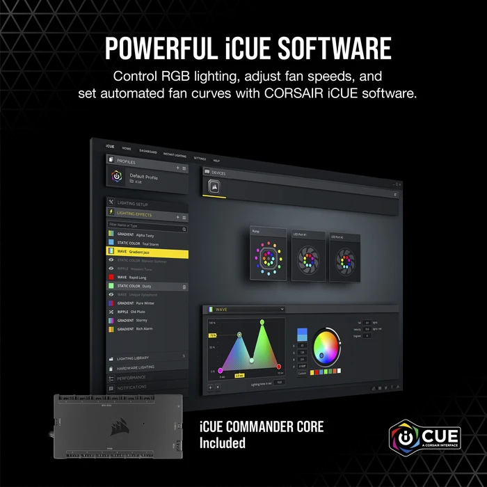 Corsair iCUE H170i Elite Capellix, schwarz
