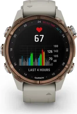 Garmin Descent Mk3i 43mm mit Silikonarmband bronze/french grey