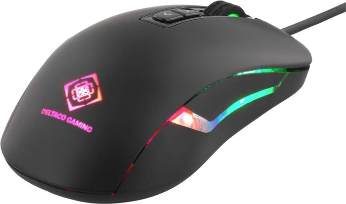 Deltaco LED Gaming Mouse, schwarz, USB