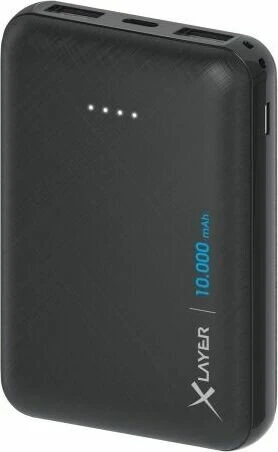 XLayer Powerbank Micro 10000mAh schwarz