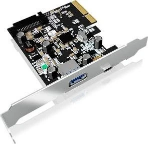 RaidSonic Icy Box IB-U31-03, 1x USB-C 3.1, 1x USB-A 3.1, PCIe 2.0 x4