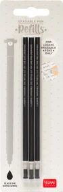 Parker löschbare Gelroller Ersatzmine Gel-Mine 0.7mm schwarz, 3er-Pack