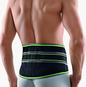 Bort Medical StabiloBasic Sport Rückenbandage mit Pelotte Größe 6, 1 Stück