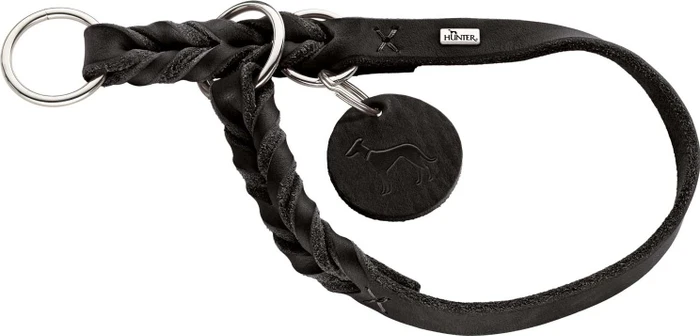 Hunter Dressurhalsung Solid Education, S-M, schwarz (66084)