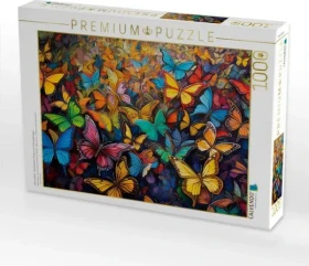 Calvendo Wimmelbild - Kunterbuntes Treiben von Schmetterlingen