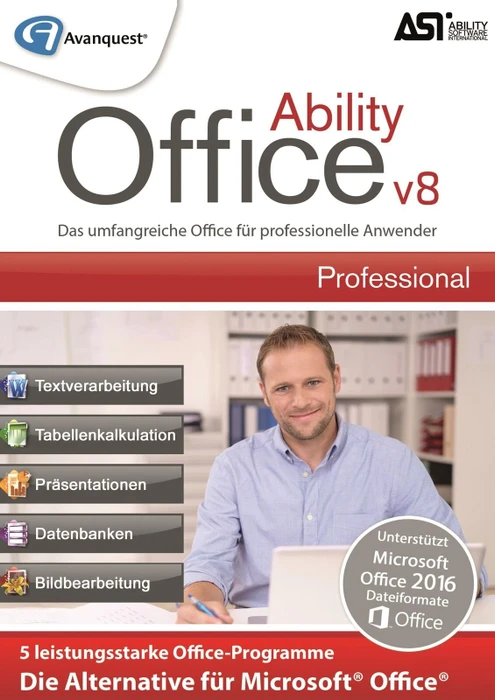 Avanquest Ability Office 8 Professional, ESD (deutsch) (PC)