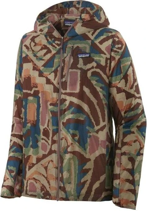 Patagonia Houdini Funktionsjacke thriving planet cone brown (Herren)