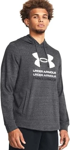 Under Armour Rival Terry mit Grafik castlerock/black (Herren)