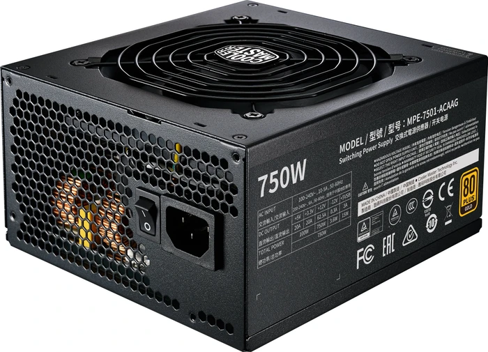 Cooler Master MWE Gold V2 Full Modular 750W, ATX 2.52
