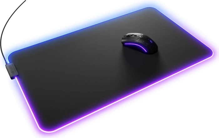 Glorious GMP 2 GLED RGB Gaming Mauspad XL Extended, 615x355mm, schwarz
