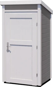 Weka 367 102x94.5cm Gerätehaus grau