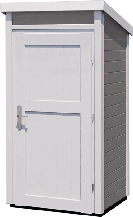 Weka 367 102x94.5cm Gerätehaus grau