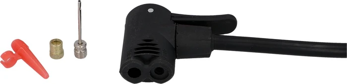 Fischer Doppelzylinder mit Manometer Fußpumpe