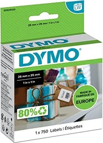 Dymo Endlosetiketten LabelWriter, 25x25mm, ablösbar, weiß, 1er-Pack (750 Etiketten)