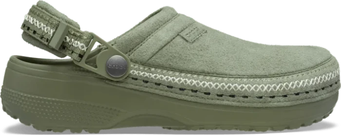 Crocs Crafted Vegan Suede Stitch Clog